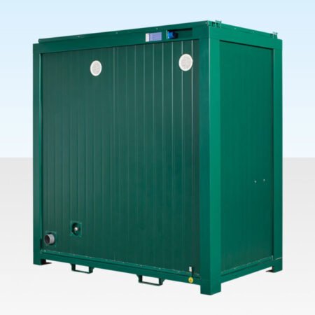 1+1 Double Mains Toilet 8Ft x 5Ft (Green) Online | R-H Container Service