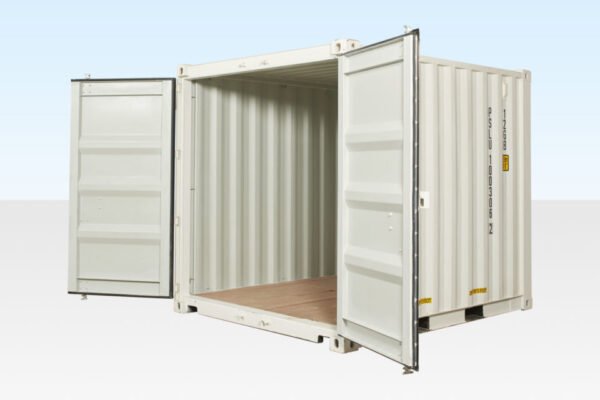 10Ft X 8Ft Shipping Container (One Trip) - White Online | R-H Container Service - Image 3