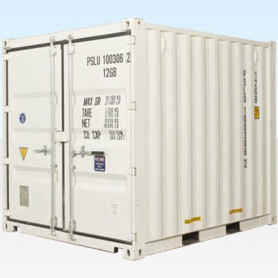 10Ft X 8Ft Shipping Container (One Trip) - White Online | R-H Container Service