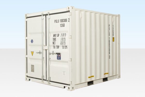 10Ft X 8Ft Shipping Container (One Trip) - White Online | R-H Container Service