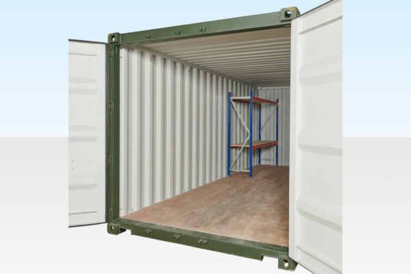 Adjustable, Heavy Duty Two Tier Container Racking (Single Bay) Online | R-H Container Service