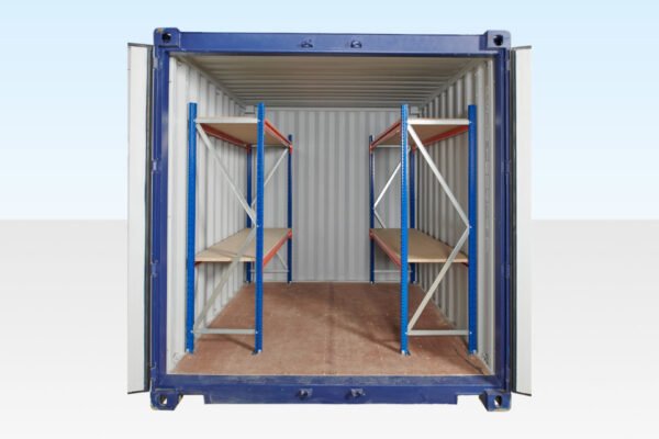 Adjustable, Heavy Duty Two Tier Container Racking (Single Bay) Online | R-H Container Service