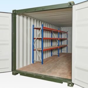 Adjustable, Heavy Duty Three Tier Container Racking (2 Bays) Online | R-H Container Service