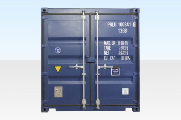 10Ft X 8Ft Shipping Container (One trip) – Blue Online | R-H Container Service - Image 3