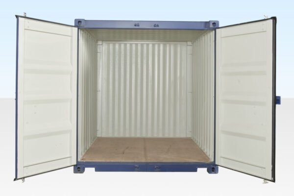 10Ft X 8Ft Shipping Container (One trip) – Blue Online | R-H Container Service - Image 2