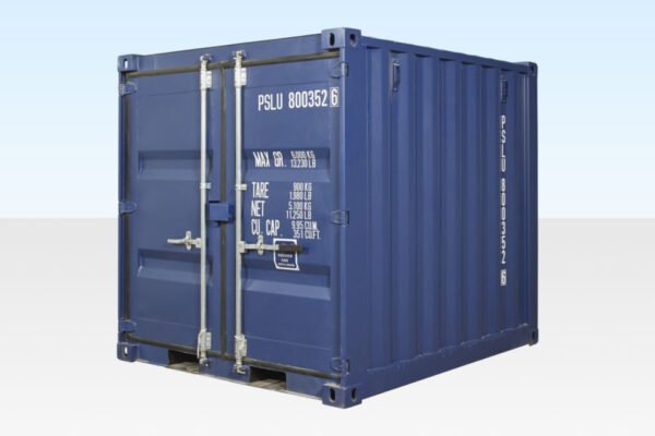 8Ft Shipping Container One Trip (Blue) Online | R-H Container Service - Image 2
