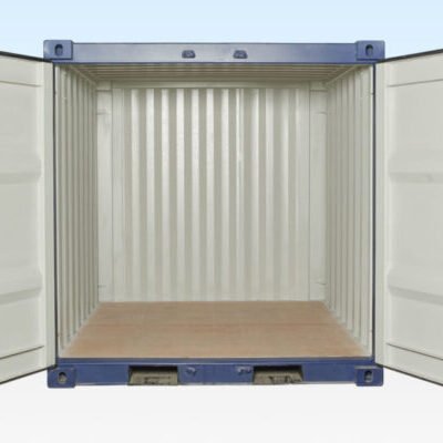 8Ft Shipping Container One Trip (Blue) Online | R-H Container Service