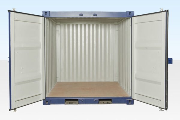 8Ft Shipping Container One Trip (Blue) Online | R-H Container Service