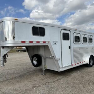 2000 Featherlite 3H GN with Dressing Room Horse Trailer Online | R-H Container Service