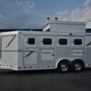 2008 C and C Trailers 4 Horse Bumper Horse Trailer Online | R-H Container Service