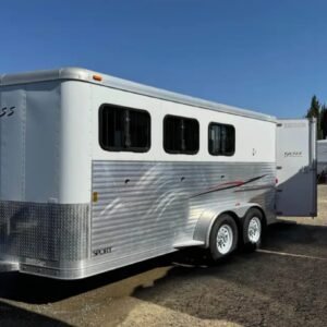 2008 Exiss Sport ES 30B 3 horse slant horse trailer Online | R-H Container Service