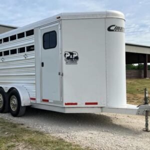 2013 model Cimarron 3 Horse Bumper Pull Online | R-H Container Service
