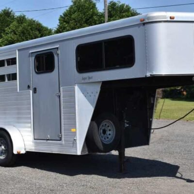 2014 Sundowner 2 Horse Gooseneck Trailer Online | R-H Container Service