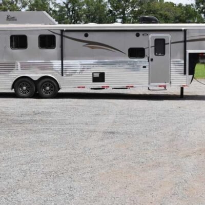 2015 Bison Ranger 3LQ Horse Trailer with 10' Short Wall