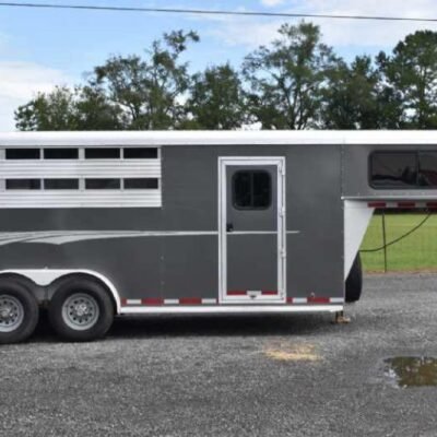 2018 Adam 7304GN 3 Horse Trailer Online | R-H Container Service