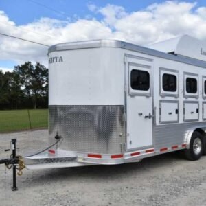 2018 Lakota 84HBPSL 4 Horse Trailer with 2' Short Wall Online | R-H Container Service