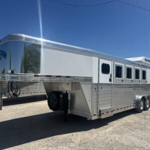 2020 Bloomer 4 Horse Stock Combo Trainer Tack Horse Trailer Online | R-H Container Service