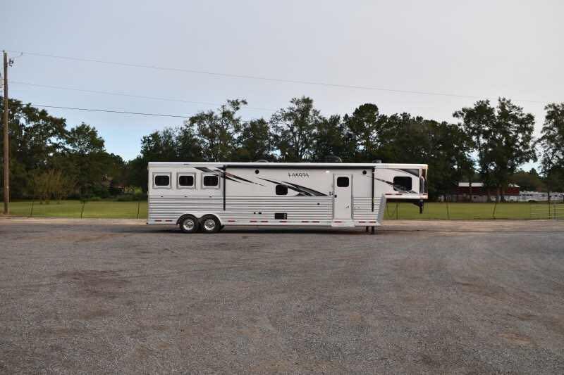 2021 Lakota BIGHORN 8316SRGLQ 3 Horse Trailer with 16' Short Wall Online | R-H Container Service