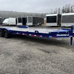 2022 Diamond C 7x24 20K Low Profile Equipment Trailer w/Max Ramps Online | R-H Container Service