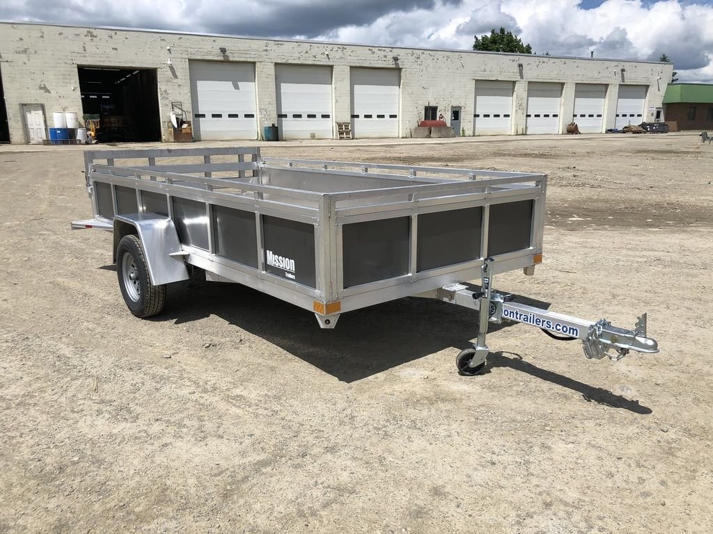 2022 Mission Trailers 6x12 Aluminum Open Utility w/Integrated Rear Ramp