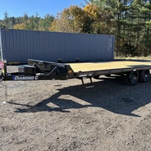 2024 Diamond C 8.5x20 7K Deckover Trailer w/Slide-In Ramps Online | R-H Container Service