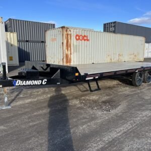 2024 Diamond C 8.5x22 7K Deckover Trailer w/Slide-In Ramps Online | R-H Container Service