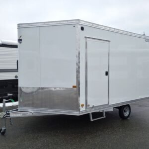 2024 Mission Trailers 101x12 Aluminum 2 Place Crossover 3.0 w/Side X Side Pkg, Rear Canopy Online | R-H Container Service
