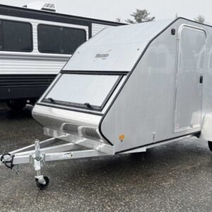 2024 Mission Trailers 60x12 Aluminum Single Place Crossover w/Galvanized Package, Rear Canopy Online | R-H Container Service