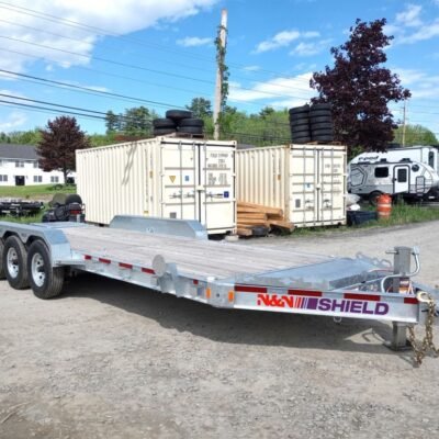 2024 N&N Trailers 7x20+3 Galvanized 22.5K Lowpro Equipment Trailer w/HD Full Width Ramps