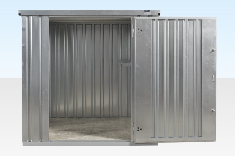 (2m) Flat Pack Metal Store Online | R-H Container Service