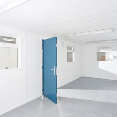 32Ft x 10Ft Jackleg Plastisol Office Cabin Online | R-H Container Service