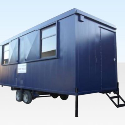 20ft x 7ft 6in Steel Mobile Anti-Vandal Office Online | R-H Container Service