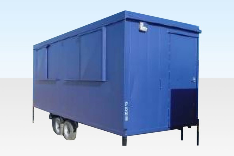 20ft x 7ft 6in Steel Mobile Anti-Vandal Office Online | R-H Container Service - Image 2