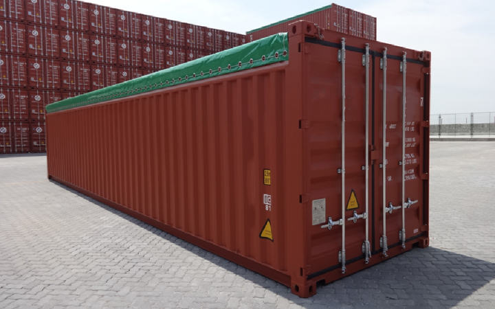 45 Ft Open Top Container Online | R-H Container Service
