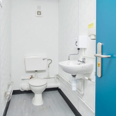 12Ft x 9Ft 2+1 Jackleg Toilet Cabin Online | R-H Container Service