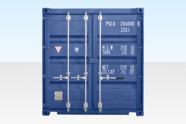 20Ft Shipping Container (One Trip) – Blue Online | R-H Container Service
