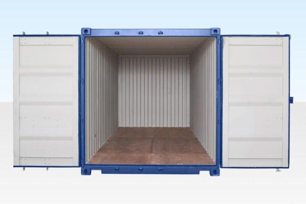 20Ft Shipping Container (One Trip) – Blue Online | R-H Container Service