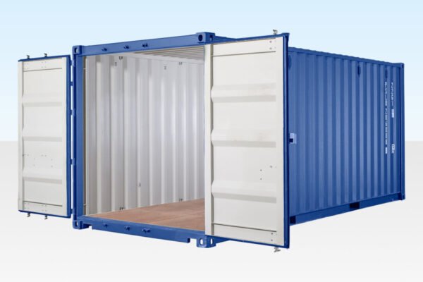 20Ft Shipping Container (One Trip) – Blue Online | R-H Container Service