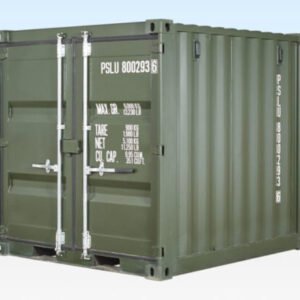 8Ft One Trip Shipping Container (Green) Online | R-H Container Service