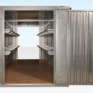 6M X 2.1M End Linked Flat Packed Container Bundle (Galvanised) Online | R-H Container Service