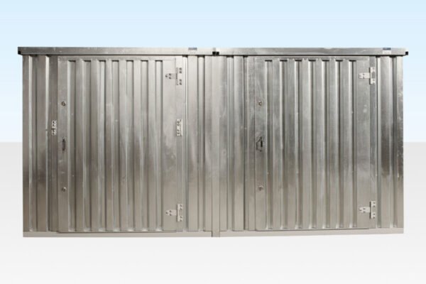 3M X 4.2M Side Linked Flat Pack Container Bundle (Galvanised) Online | R-H Container Service - Image 4