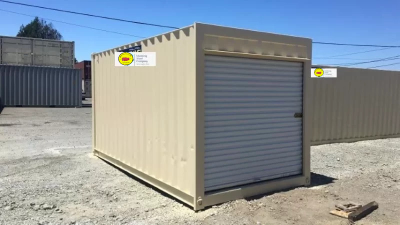 16Ft Storage Container With Roll-Up Door Online | R-H Container Service - Image 2