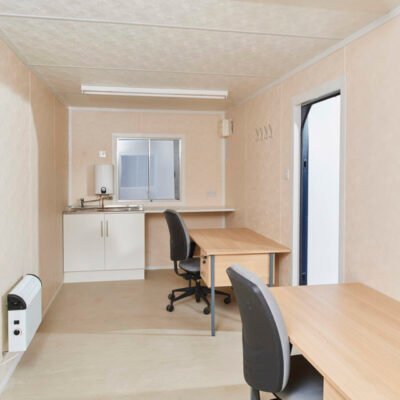 20Ft x 8Ft Steel Office/Canteen Cabin Online | R-H Container Service