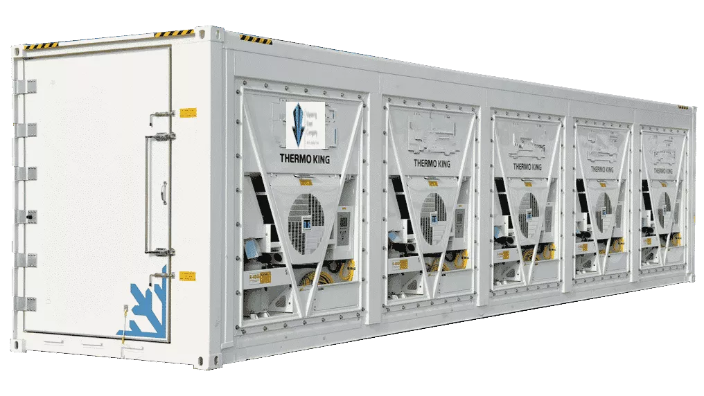 40FT Blast Freezer Containers -40°F TO 70°F (460V/230V 3P) Online | R-H Container Service