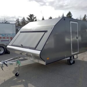 Mission Trailers 101x12 Aluminum 2-Place Crossover w/Mats & Guides, Rear Canopy Online | R-H Container Service