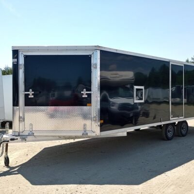 Mission Trailers 101x22 Aluminum 4-Place Drive In/Out Deckover w/Galvanized Package