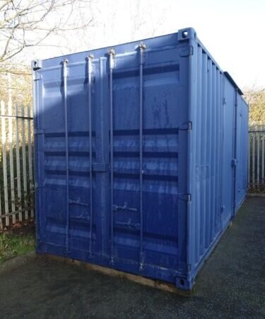 20Ft Shipping Container 20Ft x 8 5Ft With Additional Side 8Ft Panel Side Doors Online | R-H Container Service