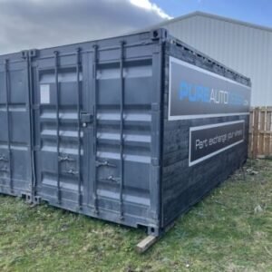 Shipping Container 20Ft Dark Grey With Black Timber Cladding Online | R-H Container Service