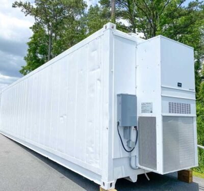 40 Ft High Cube Insulated Shipping Container With 5 Ton Bard Hvac Unit