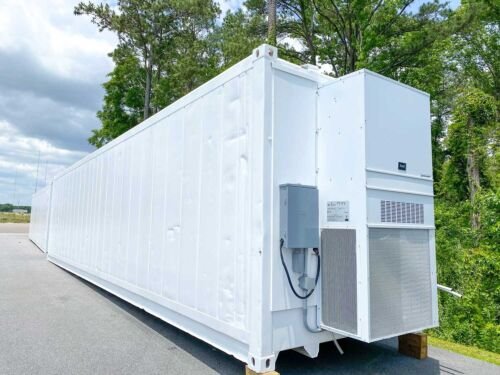 40 Ft High Cube Insulated Shipping Container With 5 Ton Bard Hvac Unit Online | R-H Container Service